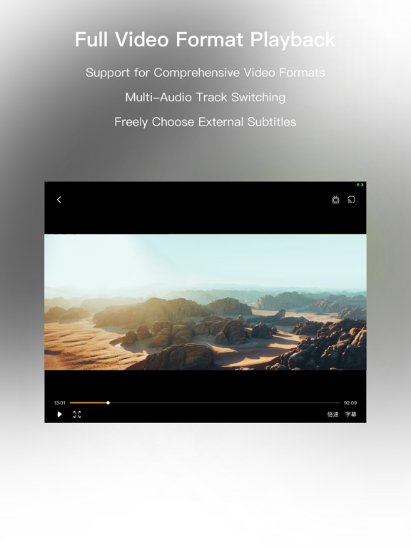 DS Cloud-Video Library&Player iPad screenshot 4 - Utilities app