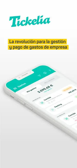 Tickelia - Notas de gastos iPhone screenshot 1