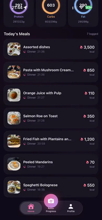 CaloriesSnap screenshot 2