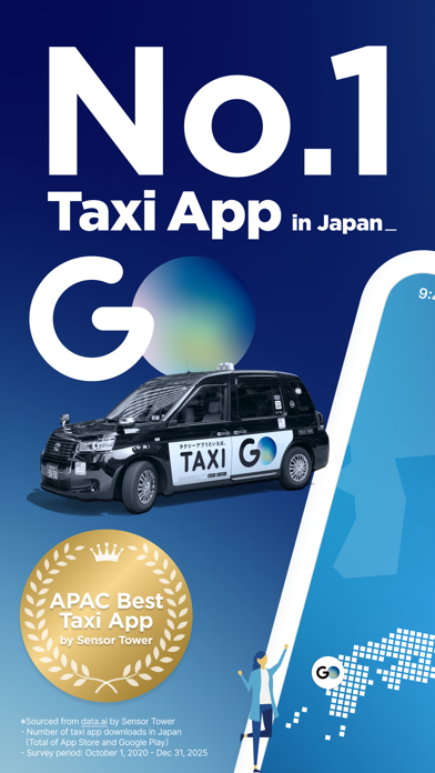 Screenshot #1 pour GO / Taxi app for Japan