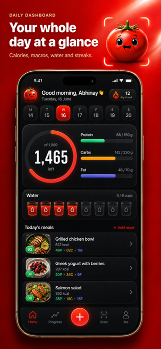 Tomator: AI Calorie Tracker Screenshot 2 of 6