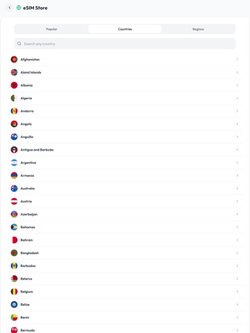 Tulip Booking iPad screenshot