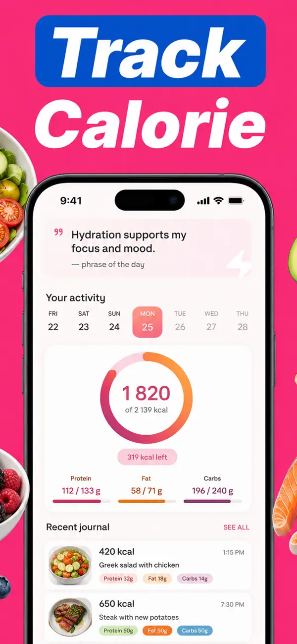 Screenshot #3 pour AI Calorie Counter – Food Scan
