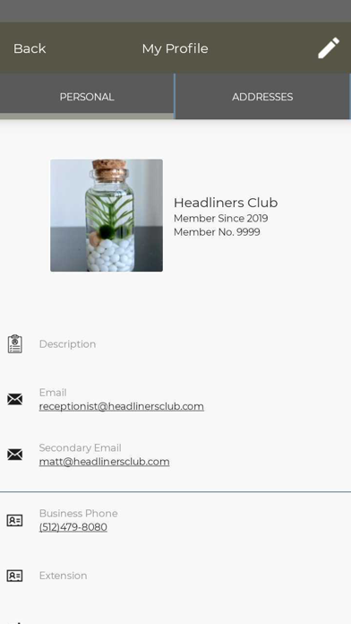 The Headliner Club Screenshot