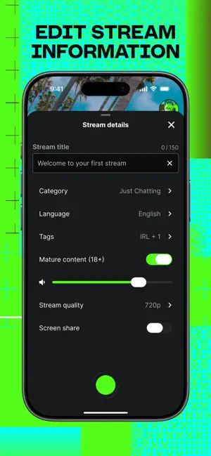 KICK - Go Live iPhone screenshot 6