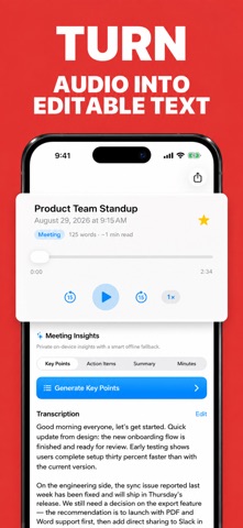 AudioText: Voice to Text Screenshot 1 of 4