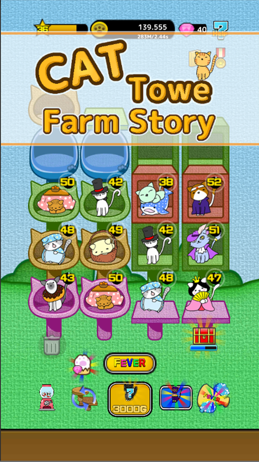 #1. Cat puzzle -My Cat Tree- (iOS) 由: minoru yamazaki