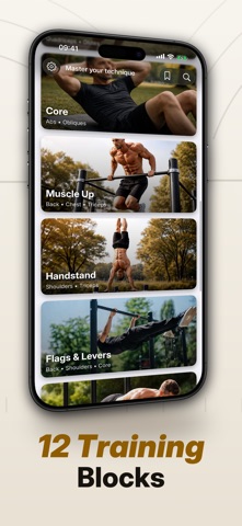 Caliscool: Calisthenics iPhone screenshot