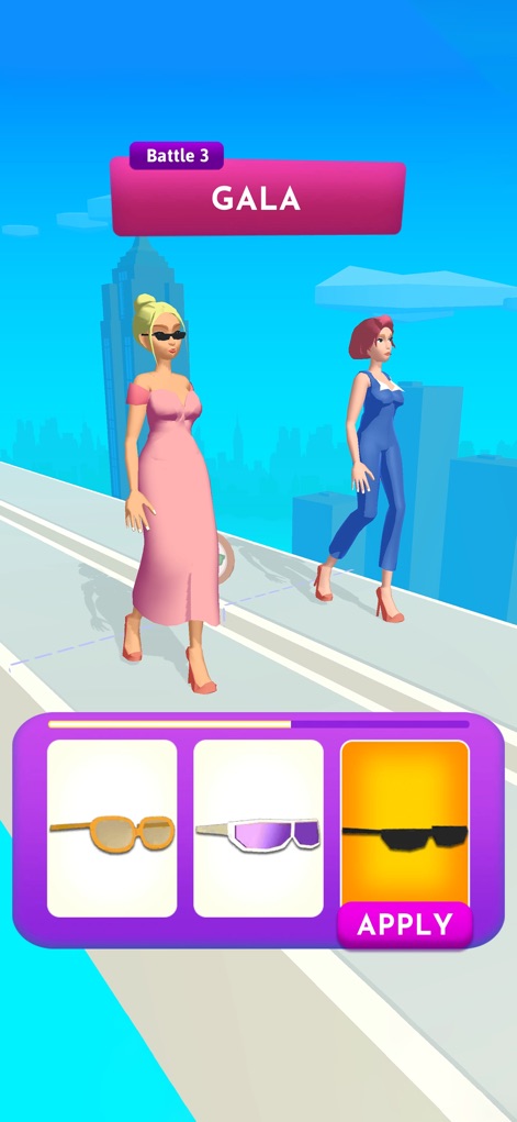 dress up battle fashion game Alexandrea Atomic Pencil Dress