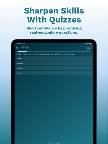 SAT Vocab & Games: Lexably iPad screenshot