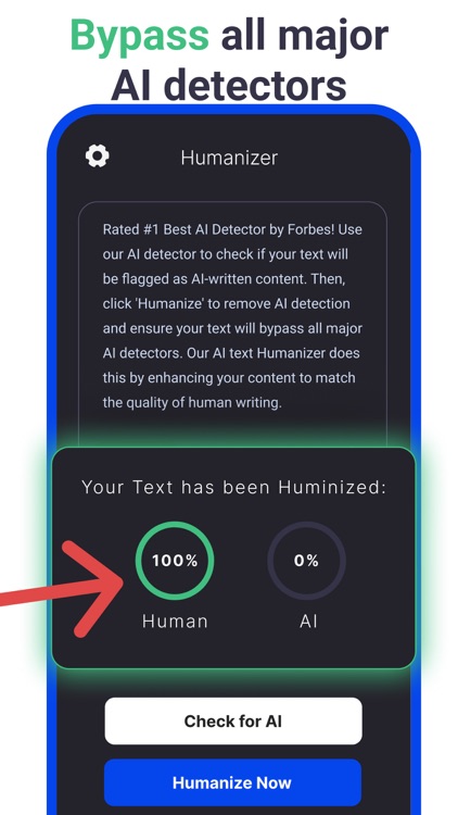BypassGPT - AI Detector Check