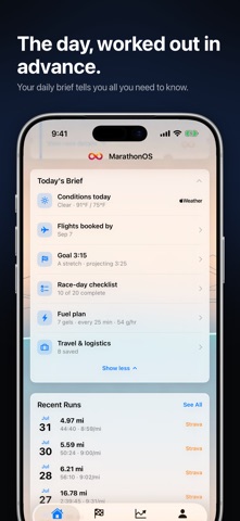 MarathonOS: Race Day Ready Screenshot 4 of 8