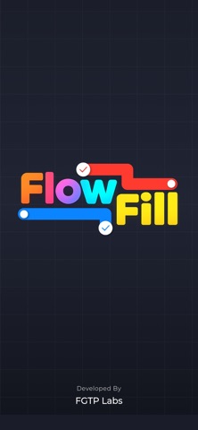 Flow Fill: Color Path Puzzle screenshot