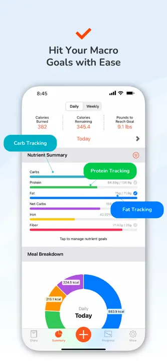 Calorie Counter by Pro Tracker : capture d’écran 3 sur 10