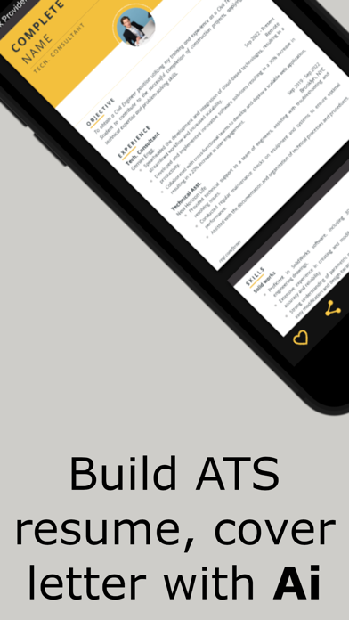 Resume Ai, CV Maker Pro: Resji Screenshot