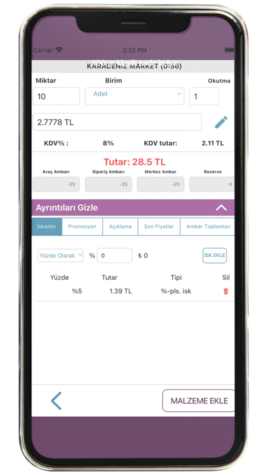#7. MobilRut Saha Satış Programı (iOS) Által: HESAPCINI YAZILIM ANONIM SIRKETI