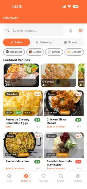 CookFeed screenshot 1