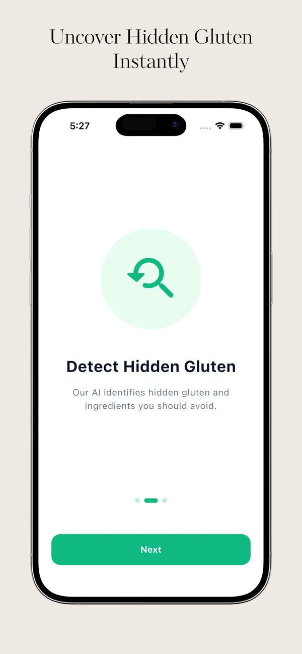 Screenshot #1 pour Ai Gluten Free Scanner & Track