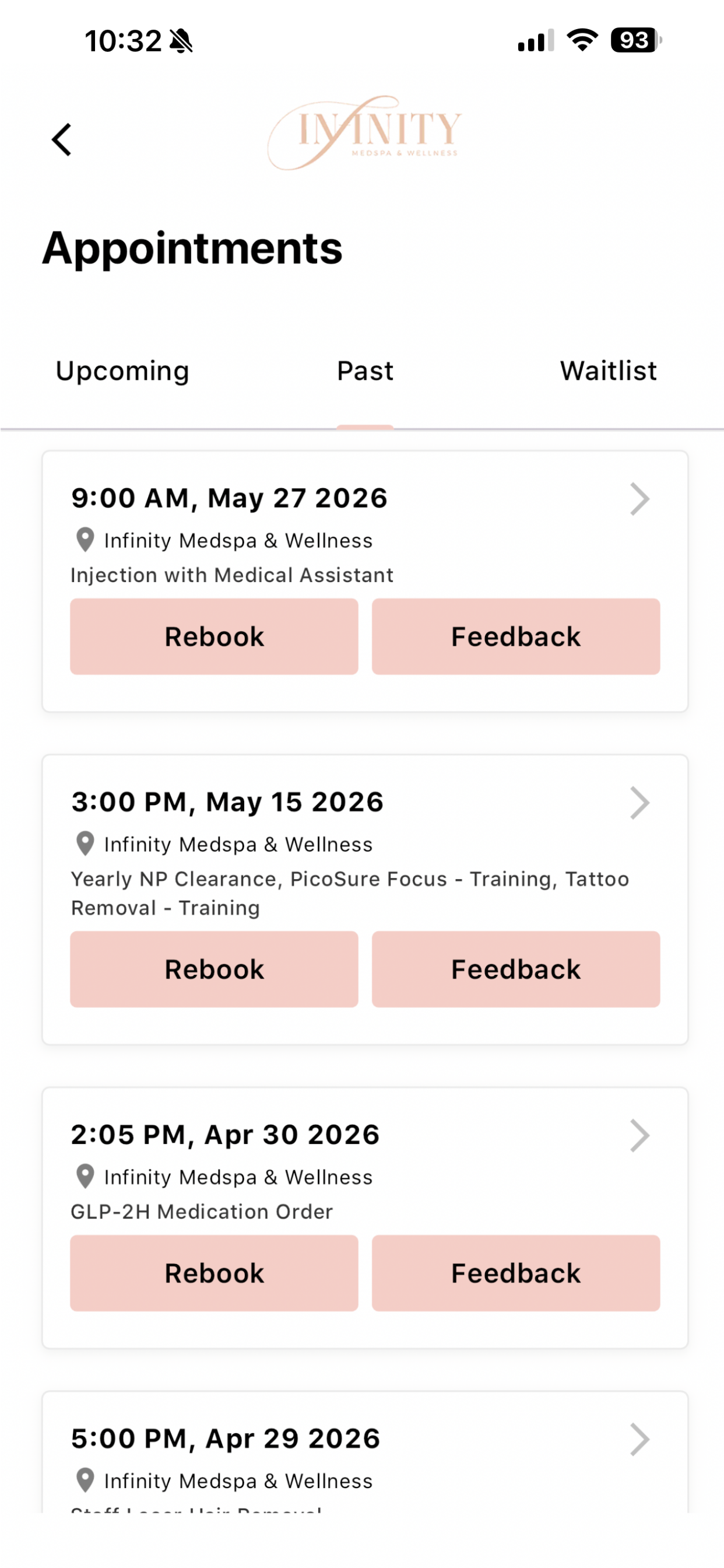 Infinity Medspa and Wellness screenshot 2