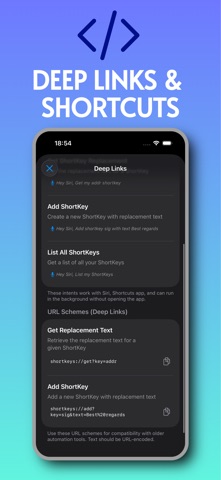 ShortKeys screenshot