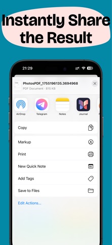 Photo Pdf Converter – SnapOwl screenshot