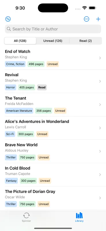 TBR Spinner screenshot 3 of 5
