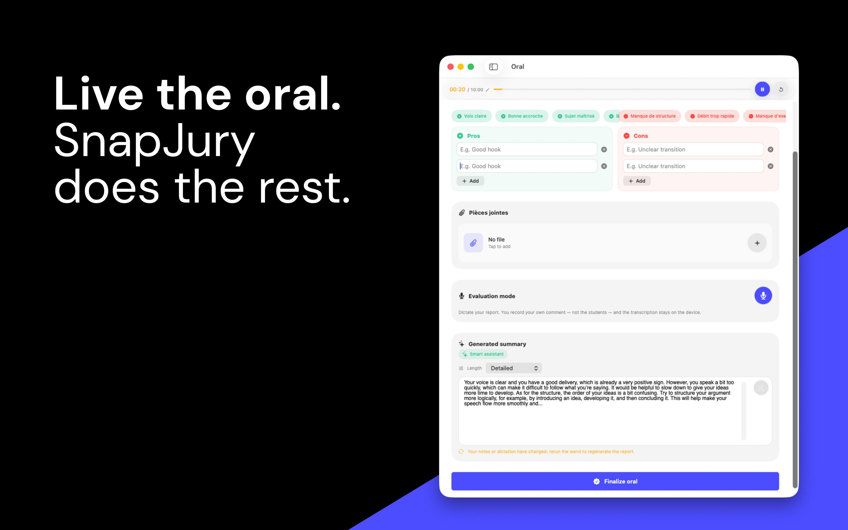 SnapJury – Oral Assessment screenshot 16