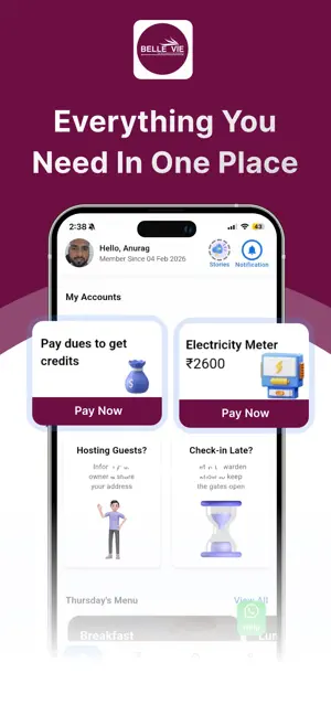 Belle Vie App screenshot 1