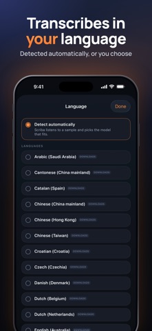 Scriba: Transcribe Audio Screenshot 9 of 10