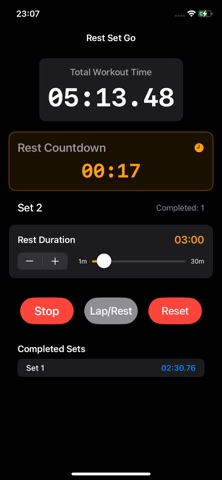RestSetGo screenshot