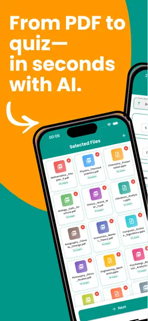 EduQuest: PDF to Quiz with AI screenshot 1