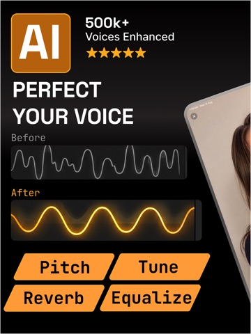 Voice Tune - Auto Recorder iPad screenshot