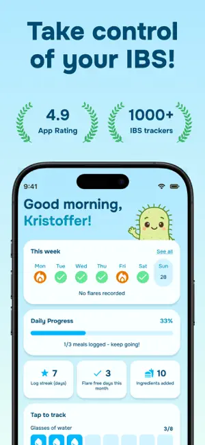IBS Tracker: Food Diary Log screenshot 1