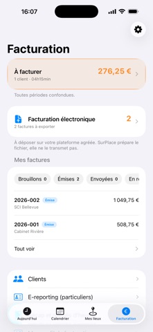 SurPlace : compteur d'heures Screenshot 4 of 7