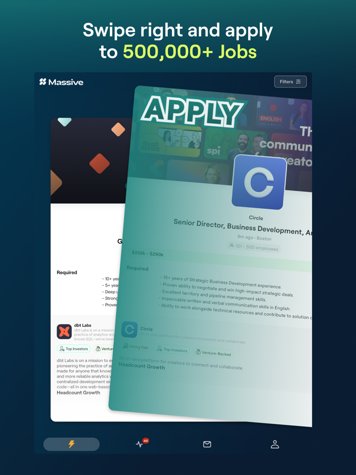 Massive Swipe  Apply