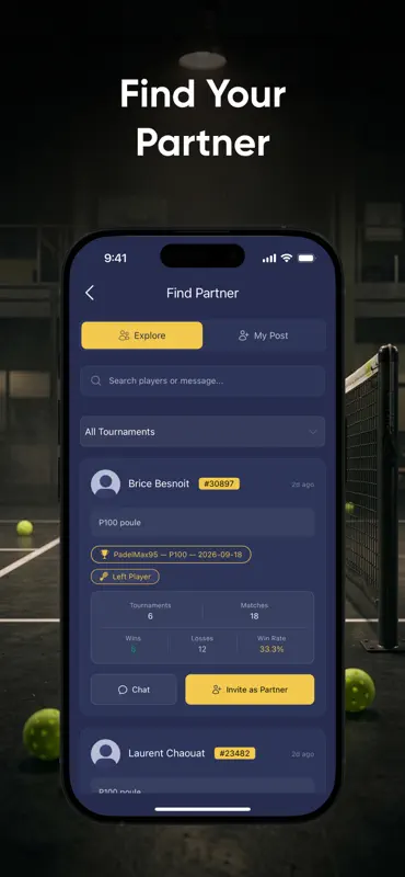 AlphaPadel Compet screenshot 2 of 7