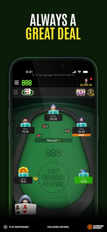888 Poker: Texas Holdem online screenshot 5