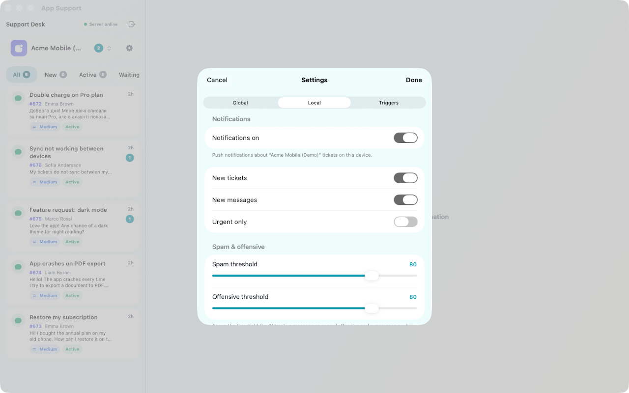 Apps AI Support Desk screenshot 10