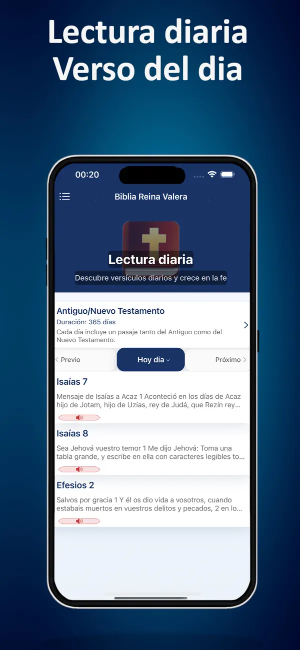 Screenshot #2 pour Biblia Reina Valera (Audio)