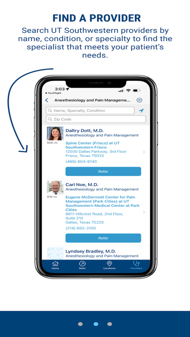 UTSWRefer iPhone screenshot 4 - Medical app