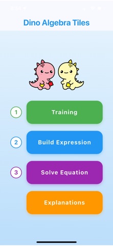 Dino Algebra Tiles Screenshot 1 of 10