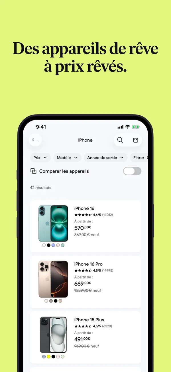 Screenshot #2 pour Back Market, Achat & Vente