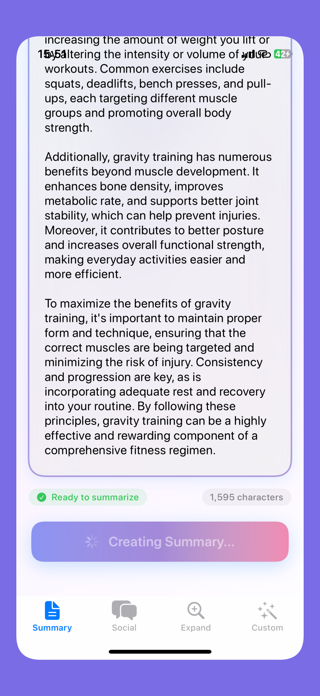 AI Assistant:Text Summary Post Screenshot 5 of 7