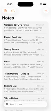 FUTO Notes screenshot 1