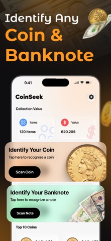 Coin & Banknote Identifier App Screenshot 1 of 6