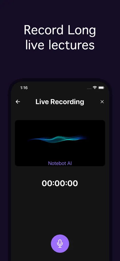 Screenshot 3 di 6 di Notegpt - Note Taking AI