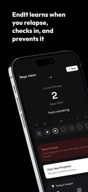 EndIt: Quit Habits with AI screenshot 1