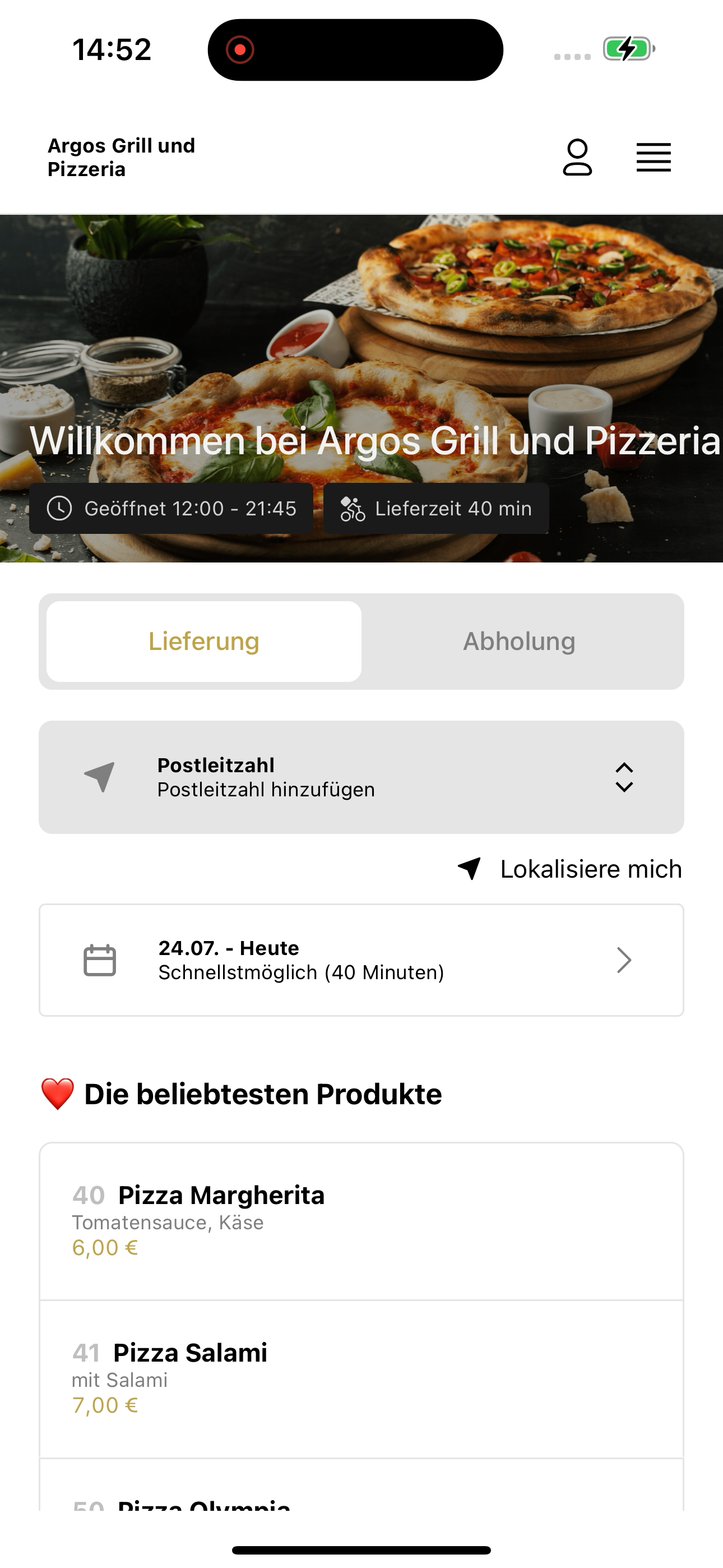 Argos Grill und Pizzeria screenshot 5