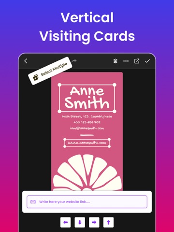 Business Card Maker: Generator iPad screenshot