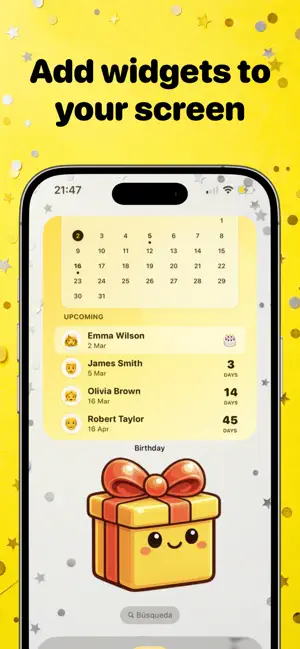 Birthday Reminder: Umi Tracker screenshot 3